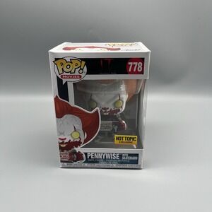 Funko Pop! Stephen Kings IT Pennywise With Skateboard Hot Topic Exclusive (#778)
